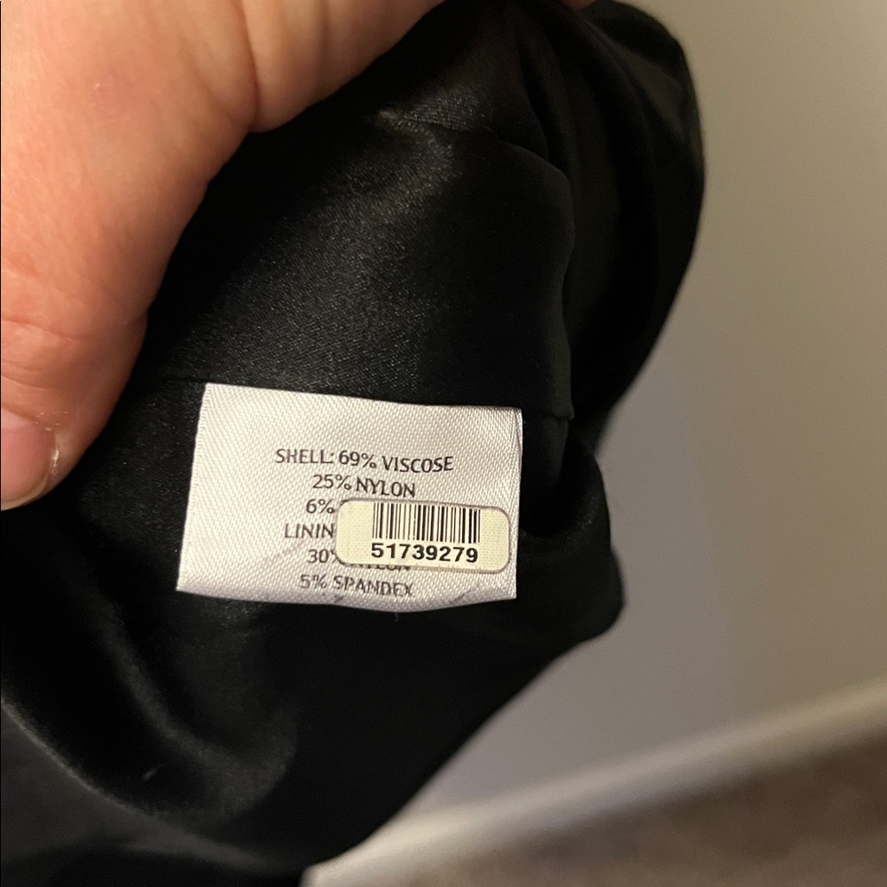 Eileen Fisher Black Sleeveless V-Neck Midi Dress size large - Picture 5 of 10